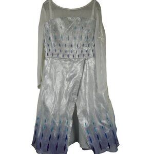 Disney Frozen Elsa Snow Queen Gown Dress For Girls Size 4